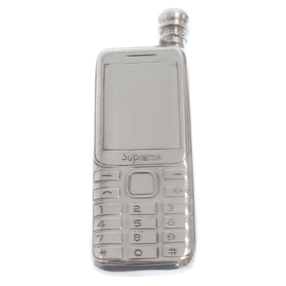 シュプリーム フラスコ ボトル シルバー色 SUPREME (シュプリーム) Burner Phone Pewter Flask Silver バーナー