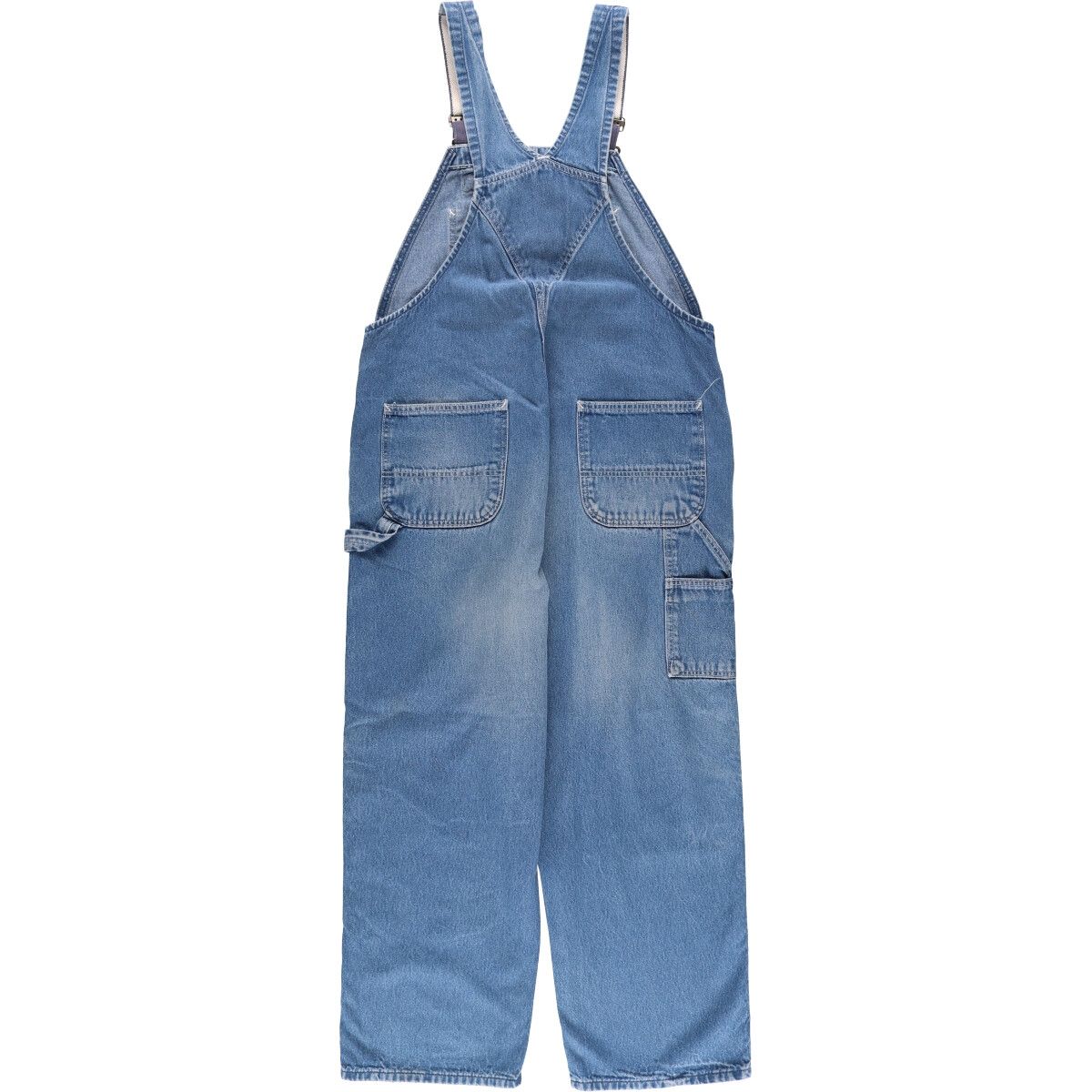 USA製 Carhartt デニム オーバーオール 超極太 W56 ビッグサイズ