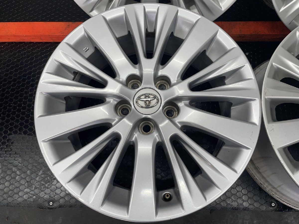 TOYOTA トヨタ 20アルファード後期 純正ホイール 18インチ 4本 7.5J5HPCD114.3 45 ヴェルファイア SHA005