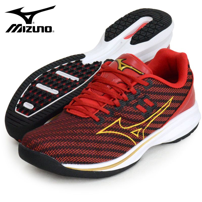 ミズノ MIZUNO ミズノプロ ウエーブ ライトレボラン プロ 野球 シューズ トレーニングシューズ トレシュー 22SS 11GT220162 62レッド×ゴールド