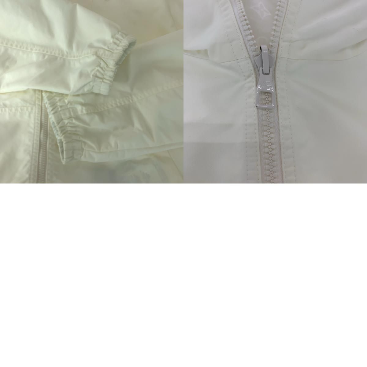 極美品　ルイヴィトン　両面ナイロンジャケット モノグラム　メンズ　50 白 極美品ルイヴィトン両面ナイロンジャケット モノグラムメンズ50 白