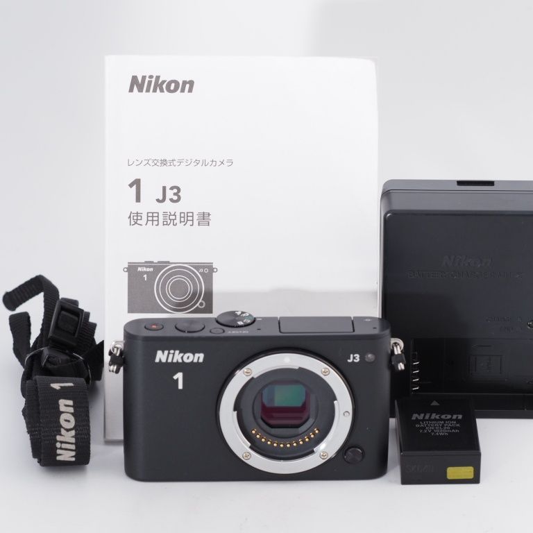 Nikon ニコン ミラーレス一眼 Nikon 1 J3 ボディ ブラック N1J3BK 
