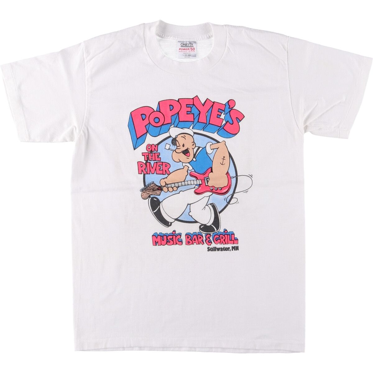 古着 90年代 オニータ ONEITA POPEYE ポパイ キャラクタープリントT 