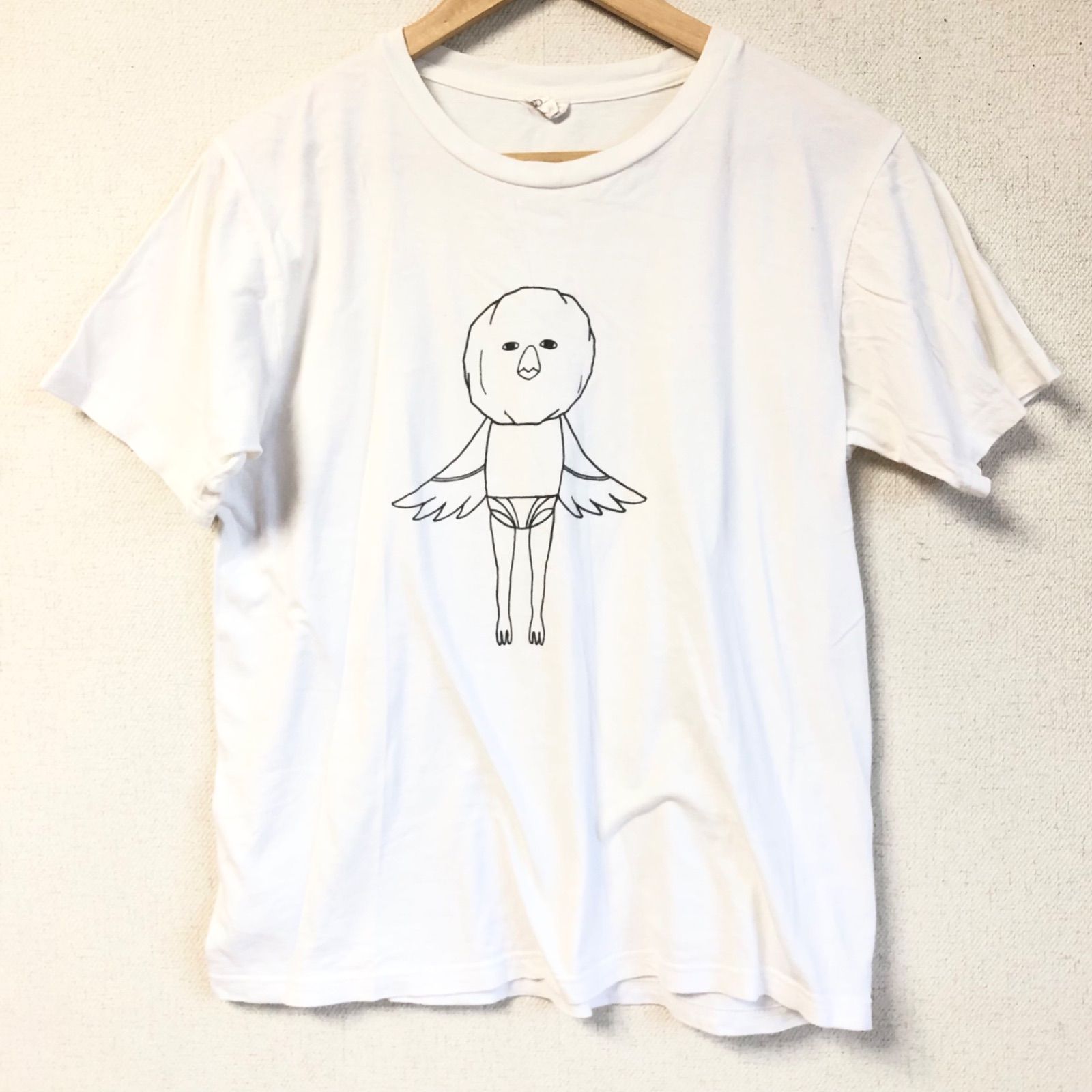 w^)b Free! フリー Tシャツ 白 ホワイト シャツ キャラクター イワトビ