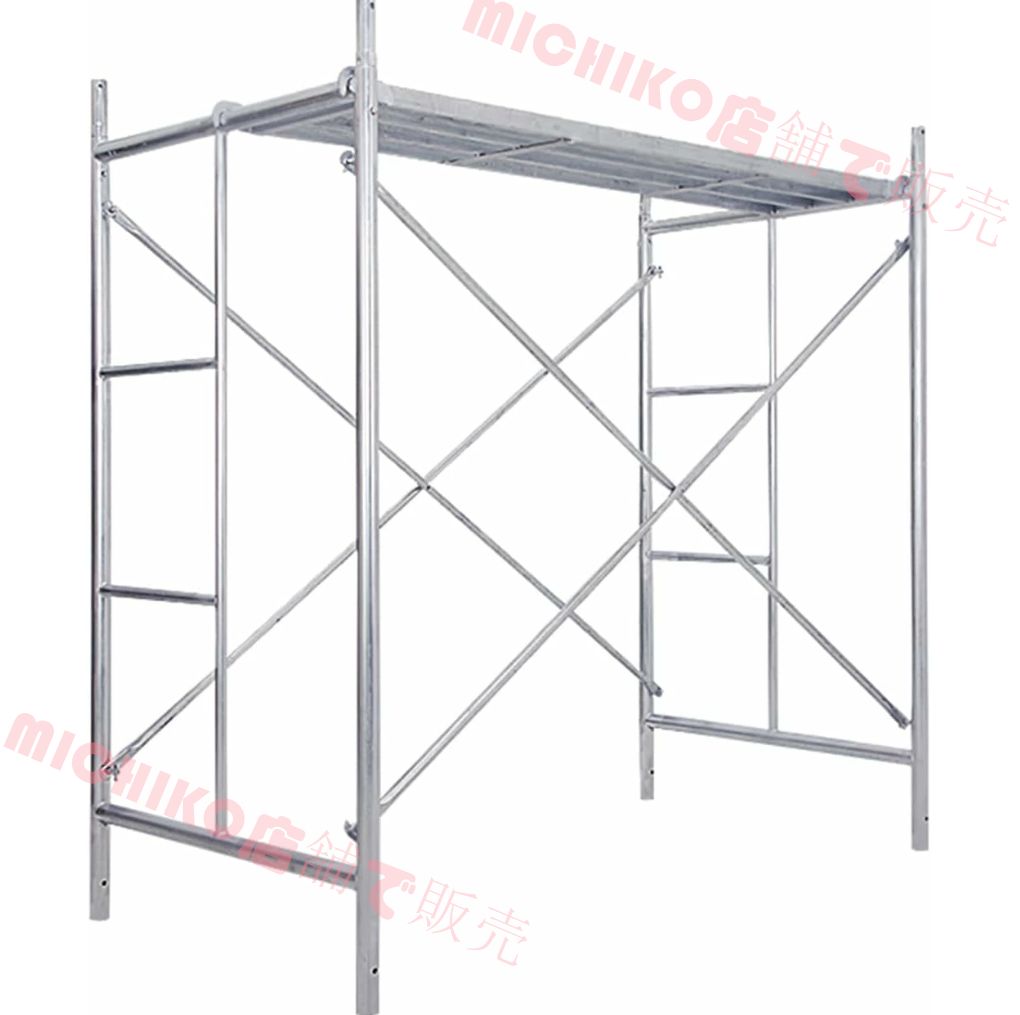 足場 高所作業台 作業ステップ 足場 移動作業台 折りたたみ足場 作業用階段 足場板 太い鋼管 組み立て簡単 移動はしご 携帯作業台 滑り止め ワイドツール 2.0厚い 170*95*180