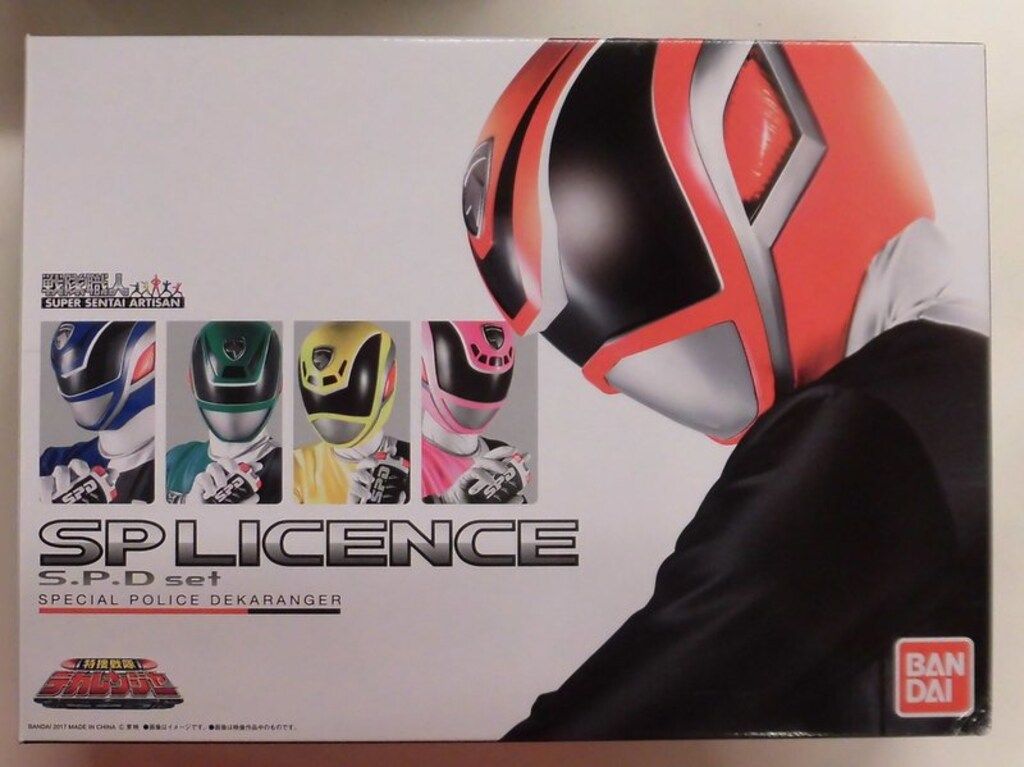 バンダイ 戦隊職人(アルチザン)/SUPER SENTAI ARTISAN 特捜戦隊デカレンジャー SPライセンスu0026ファイヤースクワッドver./SPDセット(修正前のみ) 修正前
