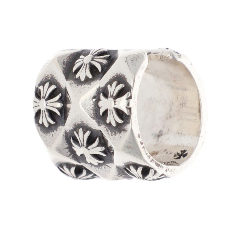クロムハーツ CUFF PYRAMID PLUS カフピラミッドプラス シルバー イヤーカフピアス メンズ