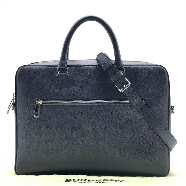 良品 BURBERRY バーバリー 2way ビジネス ハンド ショルダー バッグ 
