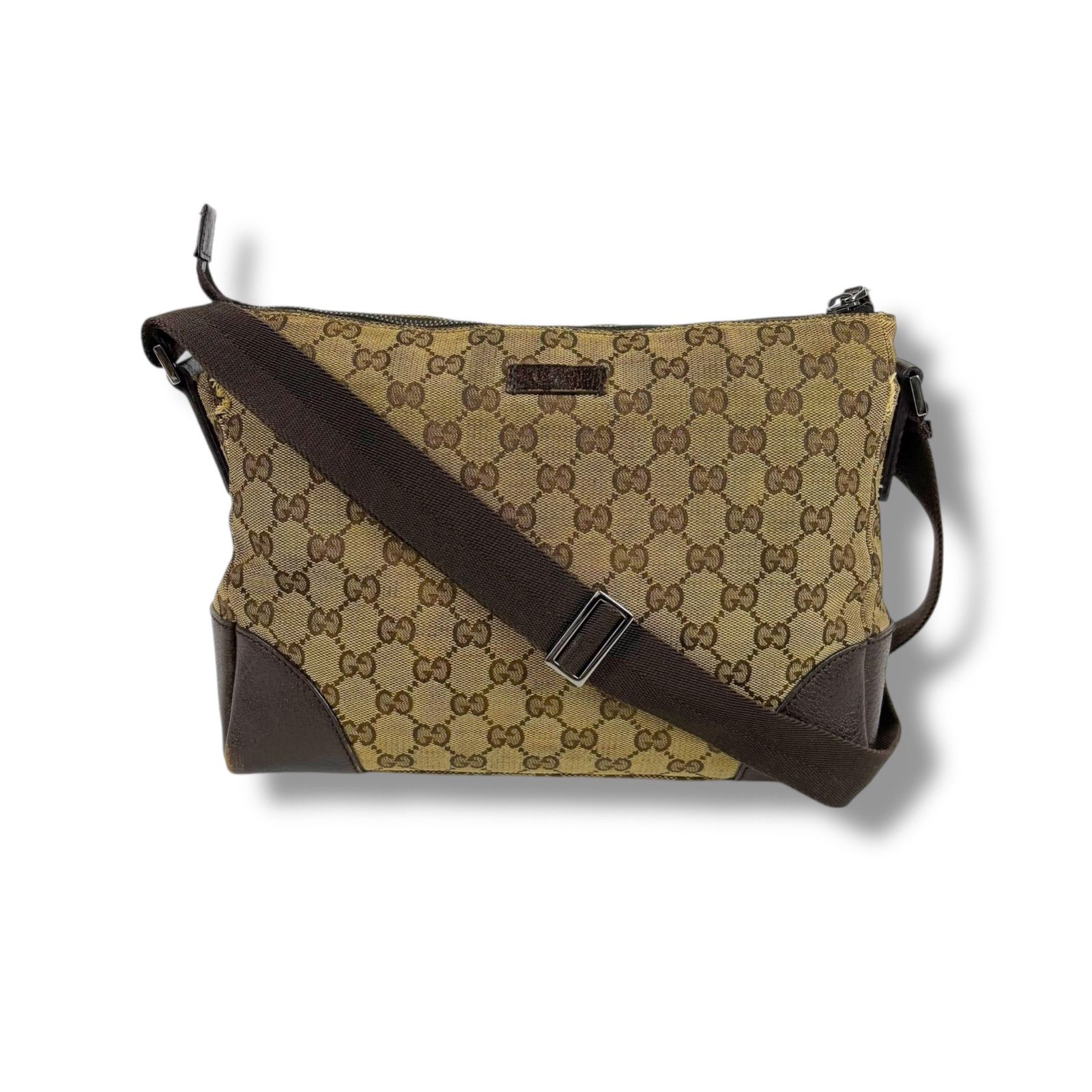 グッチ GUCCI GGキャンバス クロスボディバッグ ショルダーバッグ 