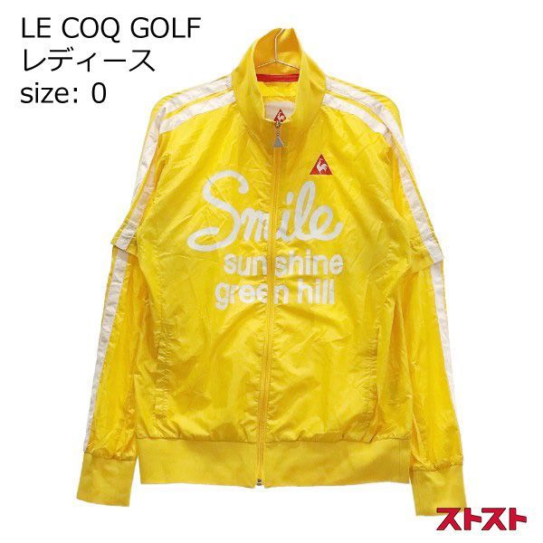LE COQ GOLF ルコックゴルフ 2way ナイロン ジップジャケット イエロー系 LL ［240001915350］ - メルカリ