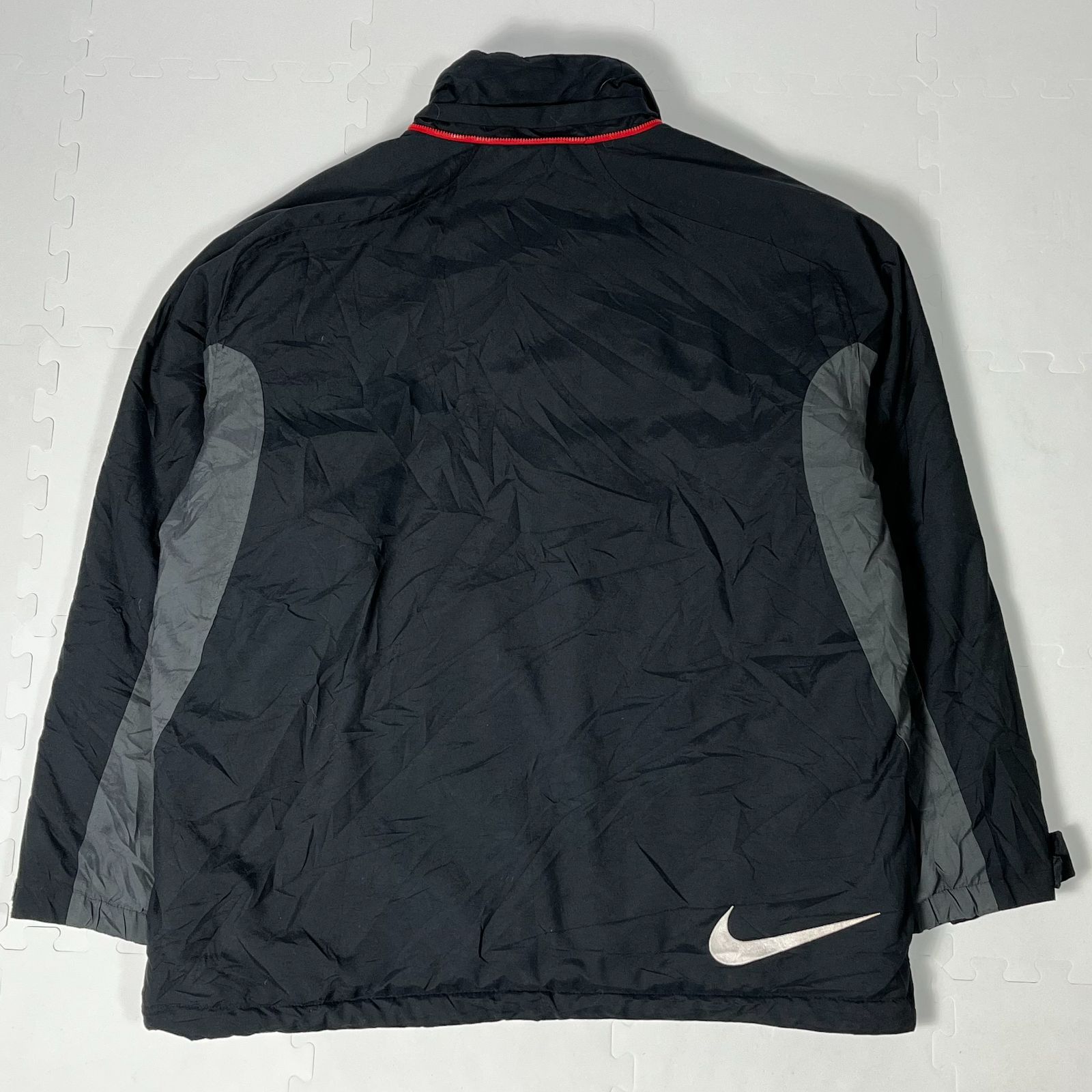 NIKE ナイキ ナイロンジャケット ドローコード 中綿 INDIA製 メンズXL 
