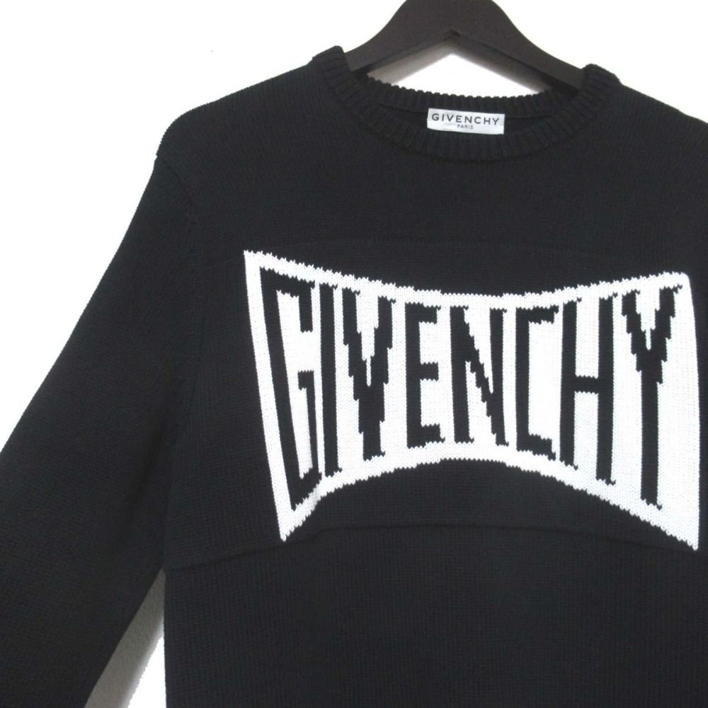 美品 21SS GIVENCHY ジバンシィ ジバンシー ロゴ 長袖 ニット 美品 21SS GIVENCHY ジバンシィ ジバンシー ロゴ 長袖 ニット
