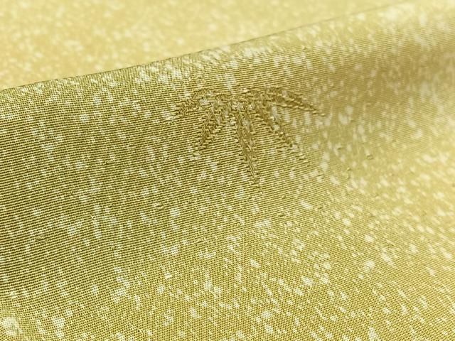 平和屋着物▽上質な小紋 単衣 笹の葉文 暈し染め