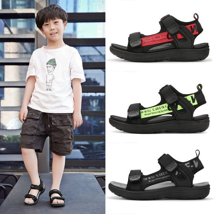【爆買い，限定セール】 サマーシューズ 子供用 男の子 サンダル キッズ スポーツサンダル 子供 ベビー キッズサンダル kids ブラック ウォーターシューズ ビーチサンダル 子ども アクアシューズtangni13 サンダル