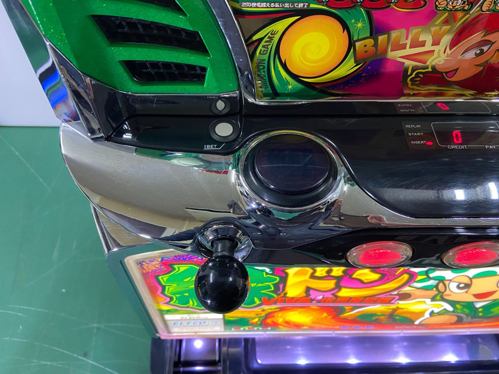 送料込】 パチスロ スロット実機 緑ドン VIVA！情熱南米編 - メルカリ