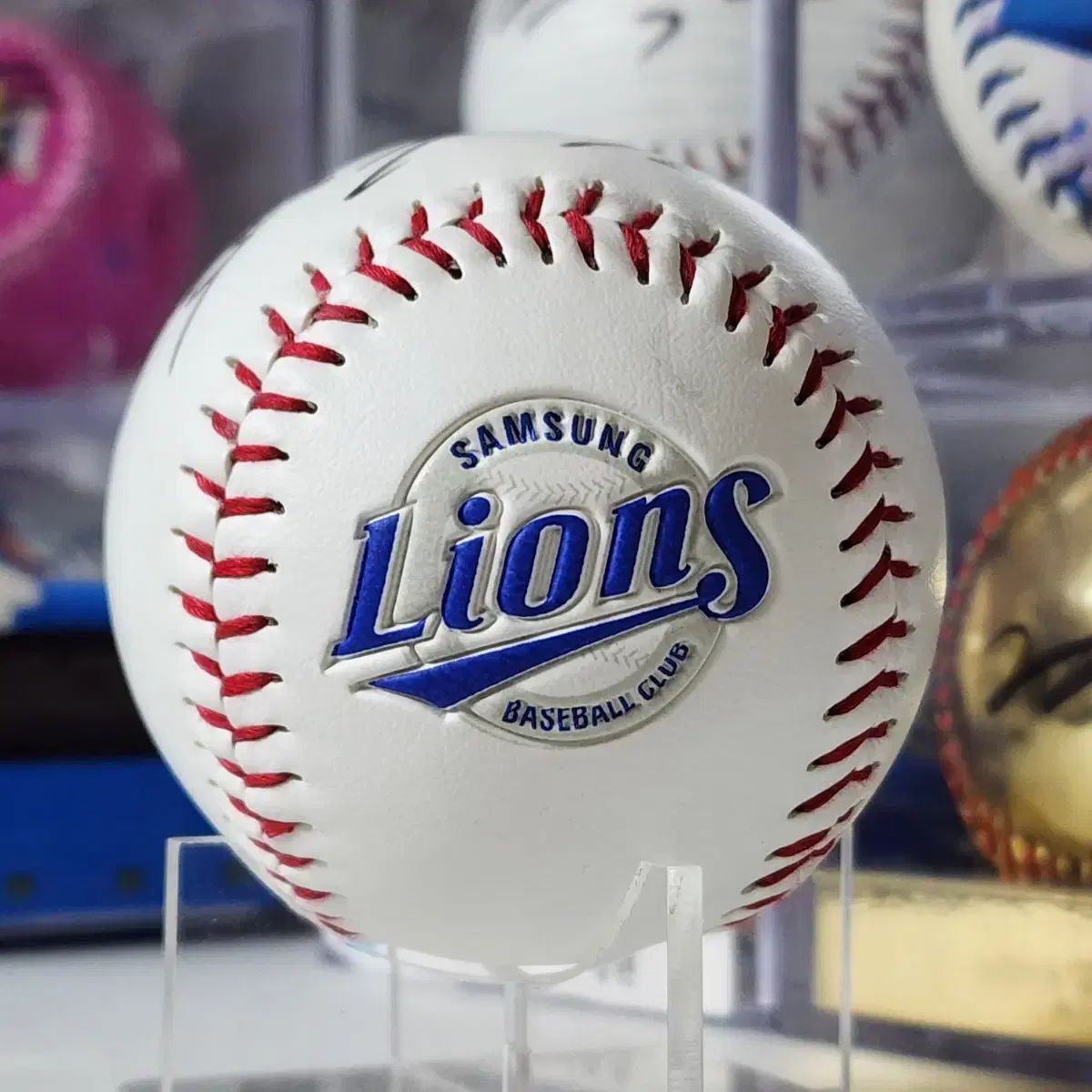 チャン・ヒョンスン　サインボール サムスン・ライオンズ ヤン・チャンソプ ロゴボール サインボール 直筆