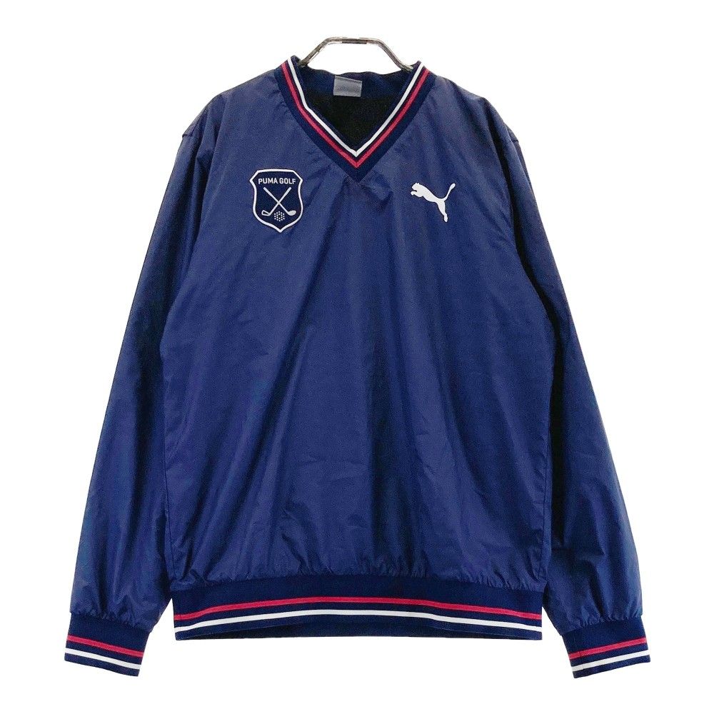 サイズ：XL PUMA GOLF プーマゴルフ  裏メッシュ 長袖ブルゾン  ネイビー系 [240101387189] ゴルフウェア メンズ ストスト