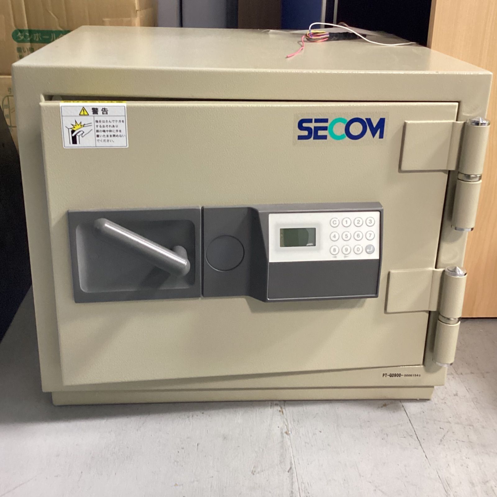 SECOM セコム 金庫 ピタゴラス ベースボード付き コンパクト 送料込み