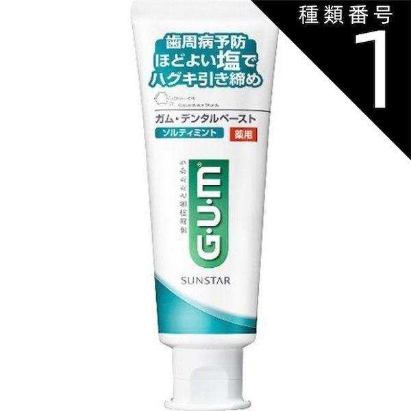 種類1 10個 まとめ買い サンスター GUMガム デンタルペースト ソルティミント スタンディングタイプ 150g