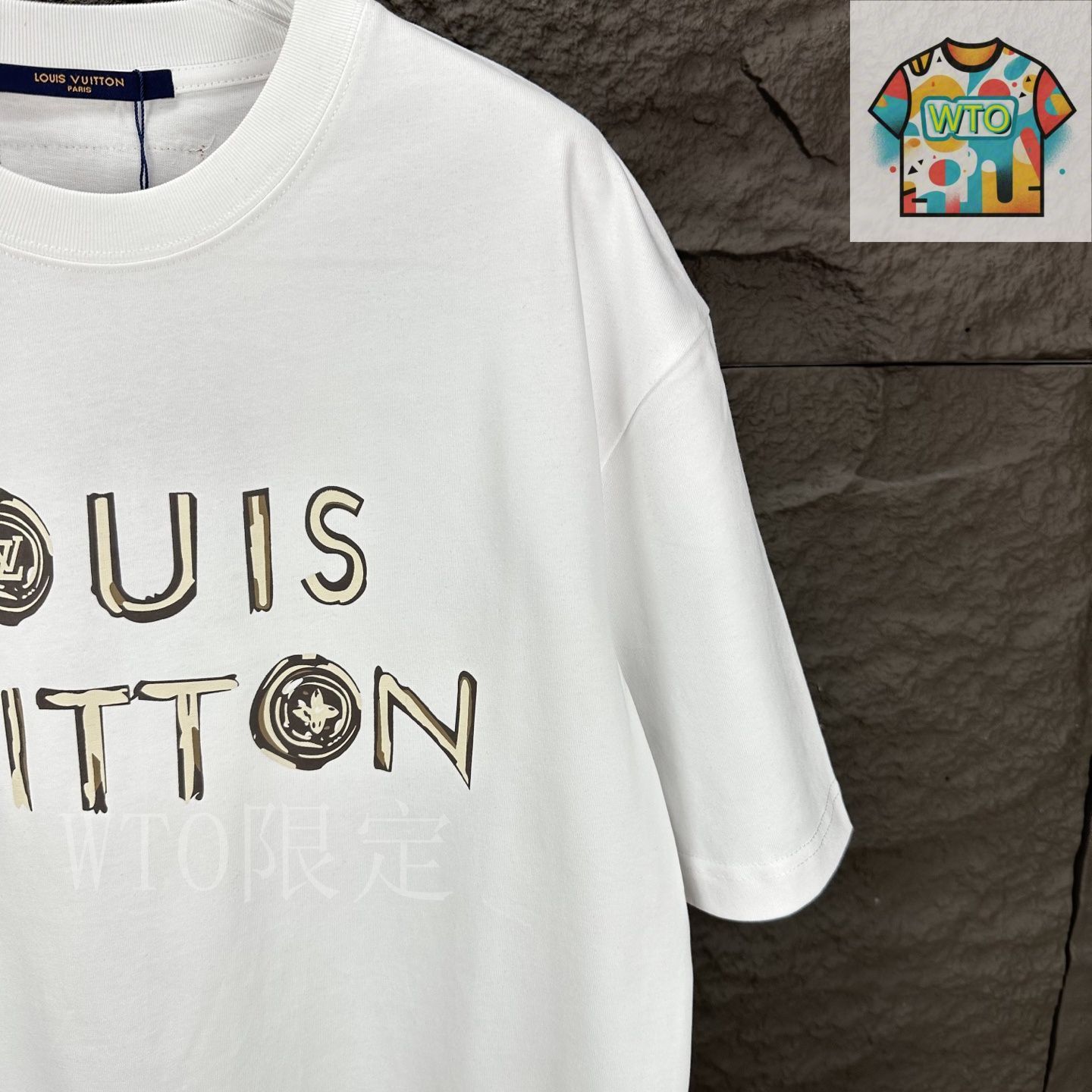 エレガントで大人カワイイ♡Louis Vuitton★ロゴTシャツ 2023トレンド新作 ルイヴィトン コピー Tシャツ LOUIS VUITTON