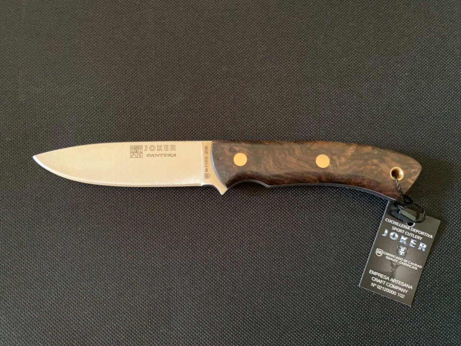 ジョーカー ナイフ パンテラ CN17 ウォールナットハンドル