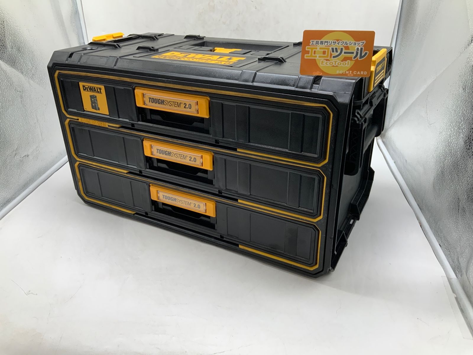 品 DeWALT|デウォルト 3段引き出しチェストToughSystem|タフシステム2.0 DWST08330-1 ITGF7BKJ5ZHW エコツール豊田インター店 M02