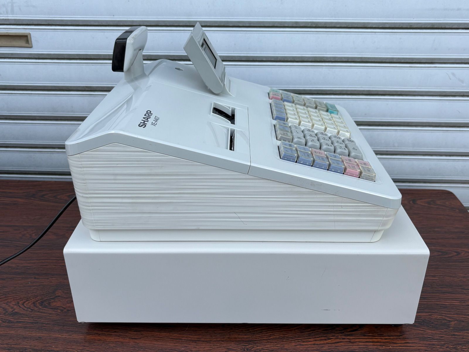 シャープ 電子レジスターXE-A407 ホワイト 電子レジスタ＜XE-A417/A407