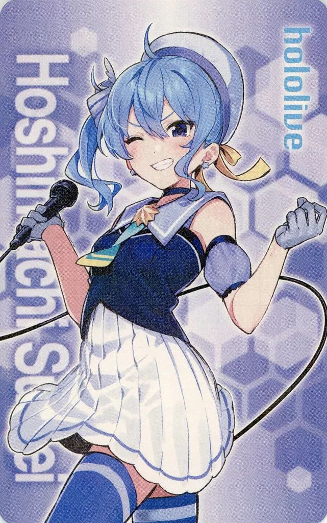 【中古】キャラカード 星街すいせい オリジナルカード 「バーチャルYouTuber ホロライブ&times;アトレ秋葉原」 グッズ購入特典