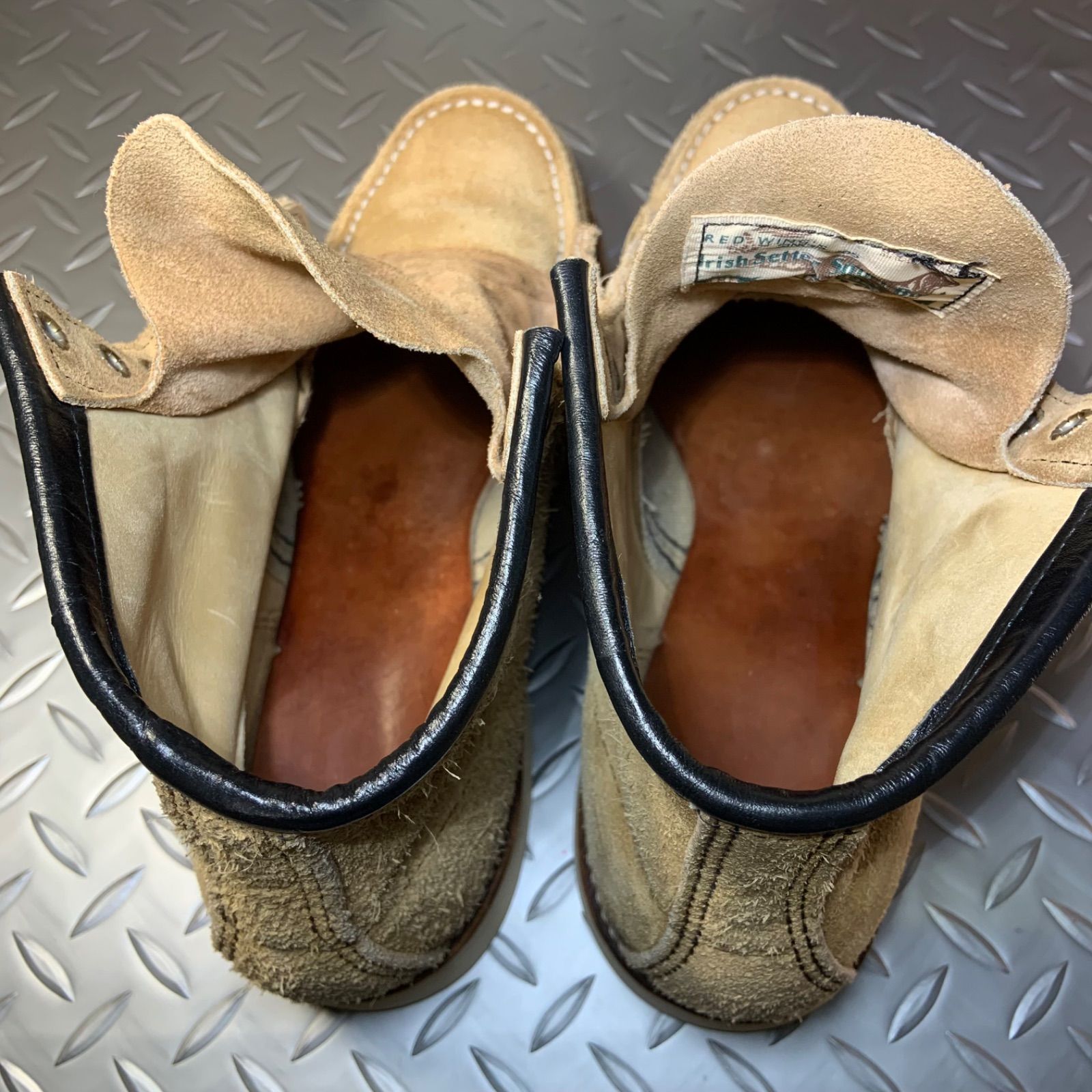 ☆REDWING 8173 モックトゥワークブーツ 90'S 四角犬タグ US7E 25