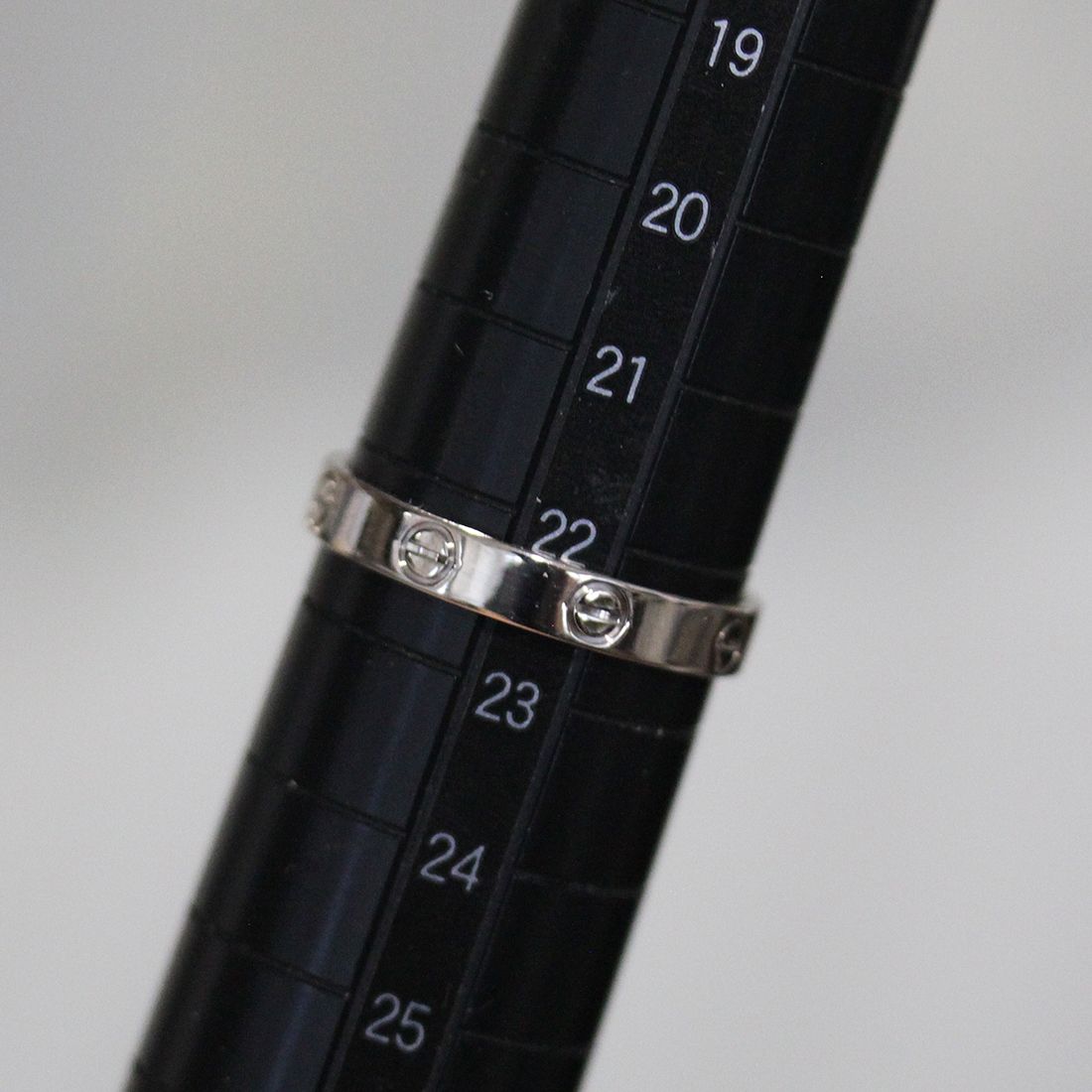カルティエ Cartier ミニラブリング 22号(63) K18WG ホワイト