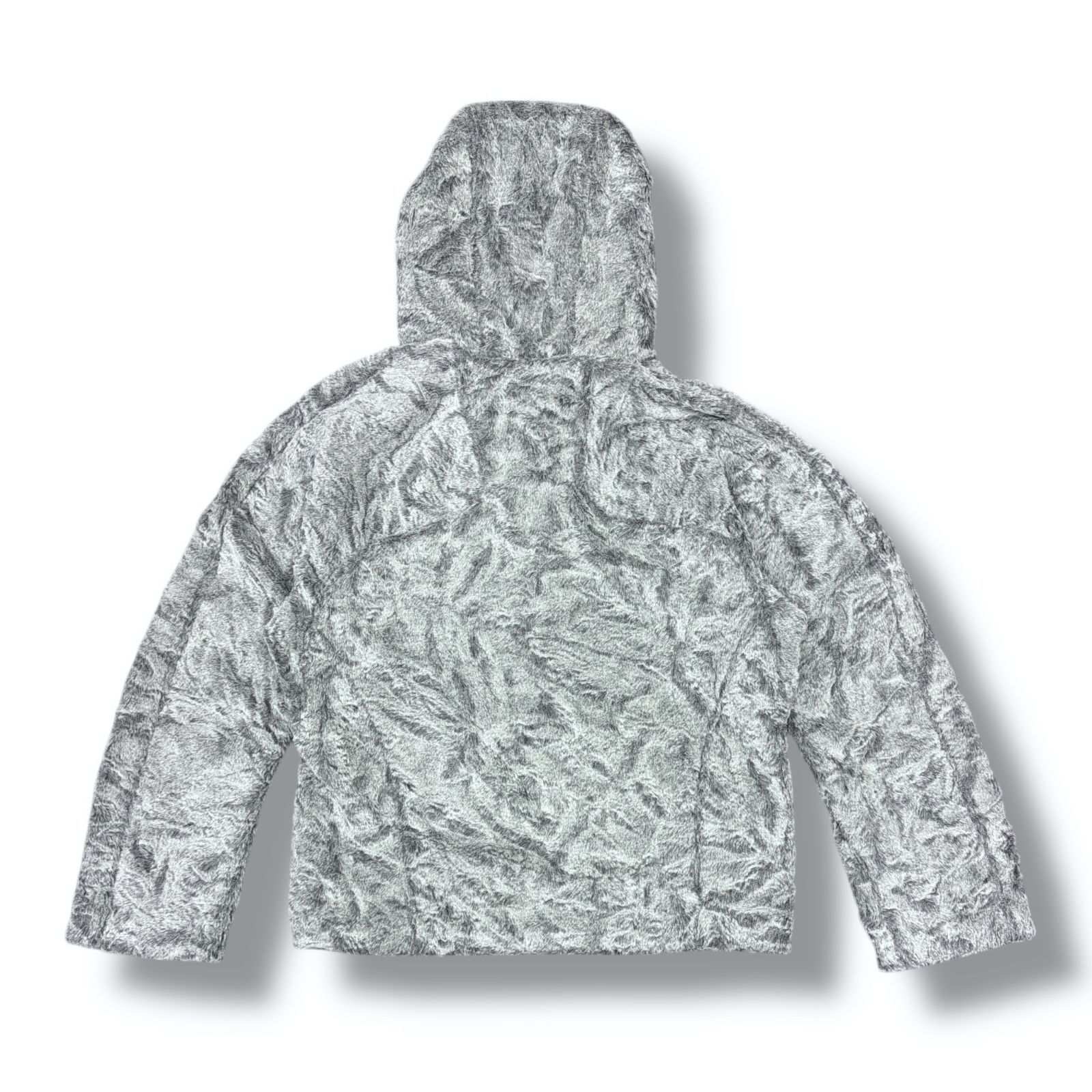 NVRFRGT Faux Shearling Full Zip Upフーディー NVRFRGT/ネバーフォーゲット/Faux Shearling Full Zip Up Hoodie(2