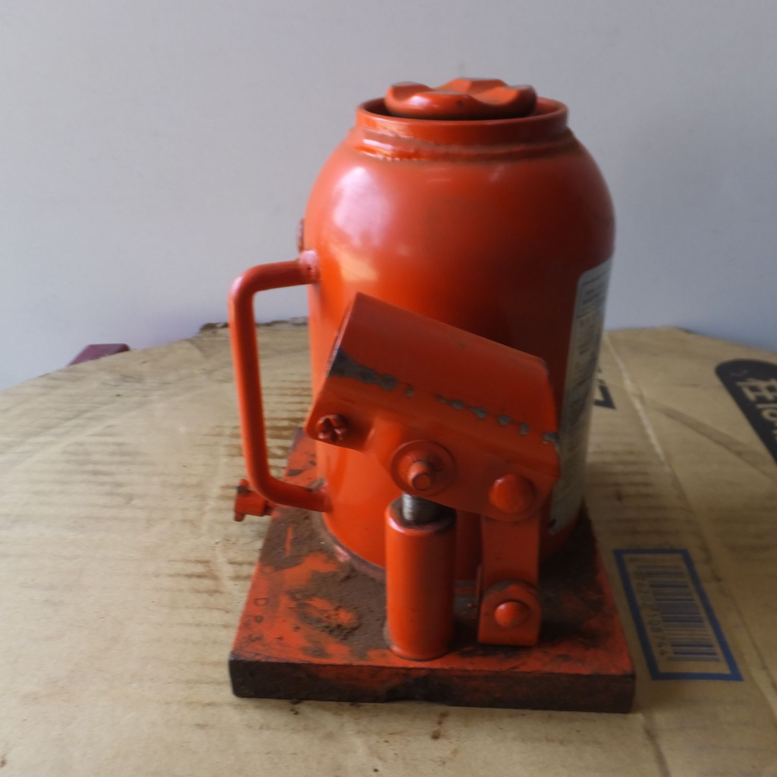 ◆マサダ 油圧ジャッキ HPD-10-2 工具 10TON 10ton 10トン 10000kg 油圧式 オイル だるま ダルマ 車載 自動車 点検 整備 1 ◆