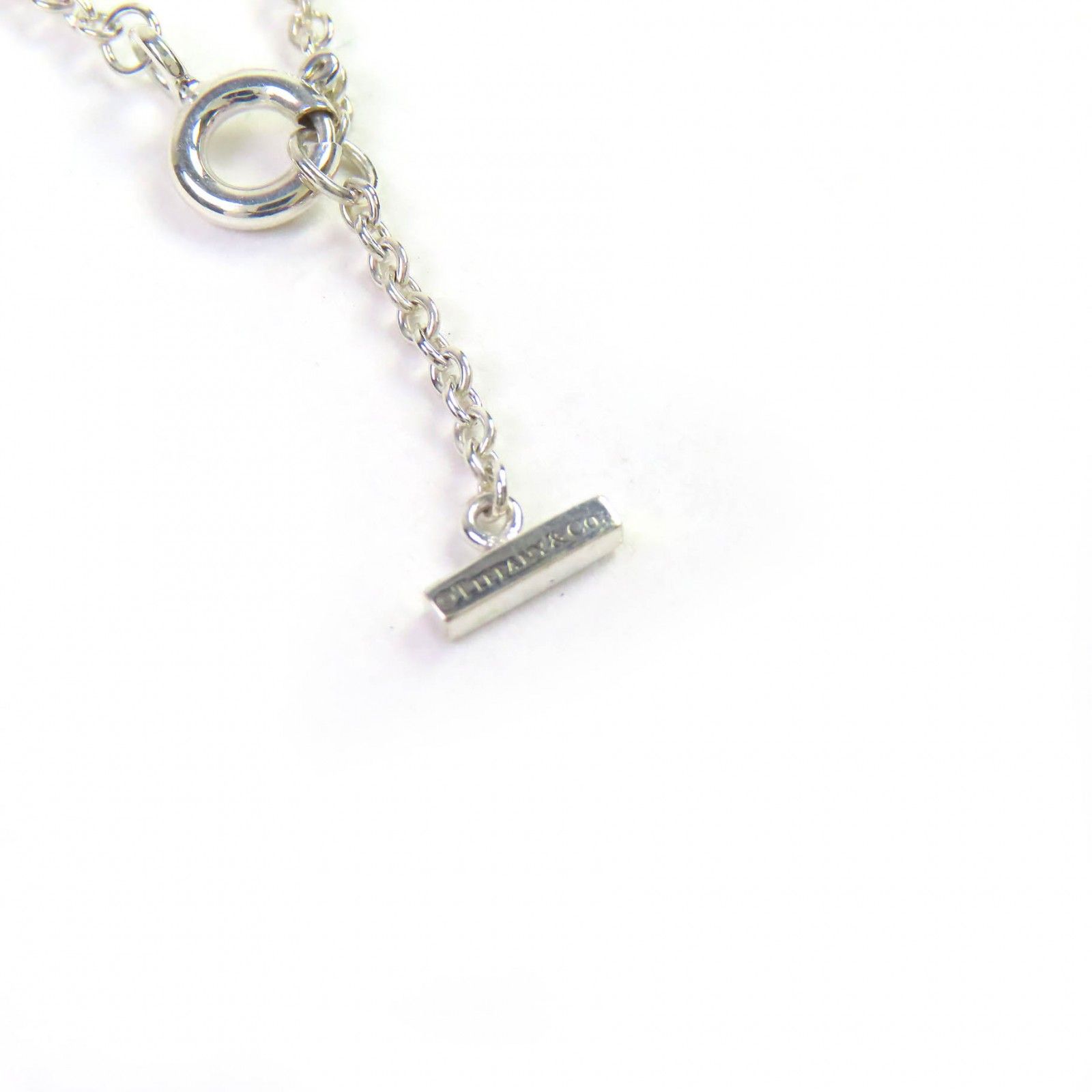美品△TIFFANY&Co. ティファニー T スマイル ブレスレット AG925