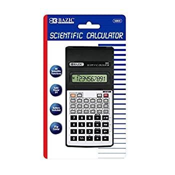 BAZIC 10-Digit Scientific Calculator w/ Flip Cover by Bazic
