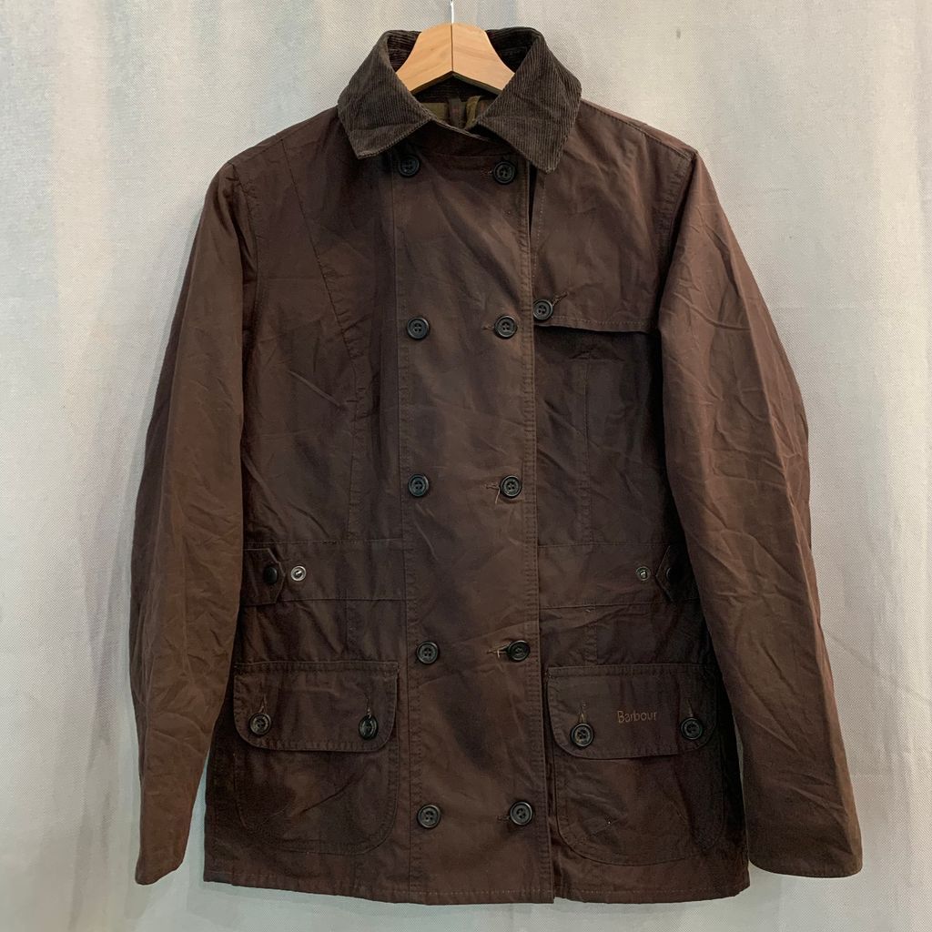Barbour バブアー double breasted ワックスジャケット オイルド