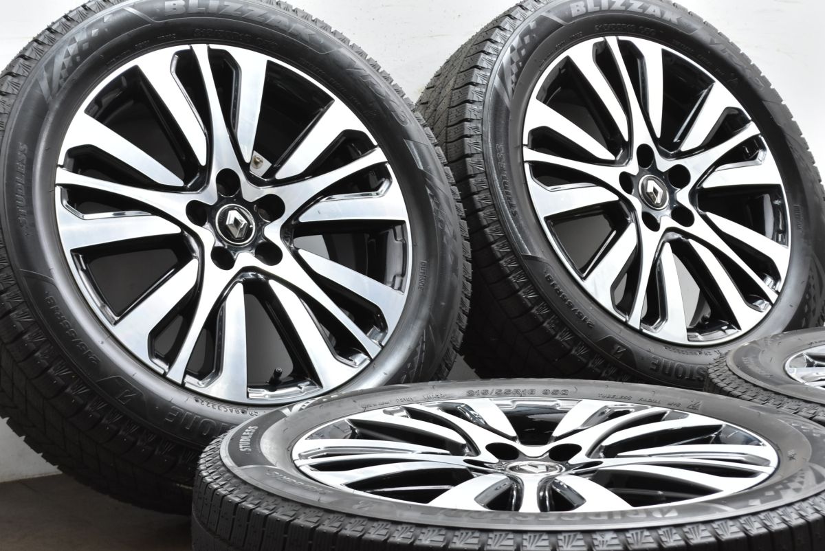 バリ溝 ルノー アルカナ 純正 18in 7J 35 PCD114.3 ブリヂストン ブリザック VRX3 215|55R18 品番 403001989 スタッドレス