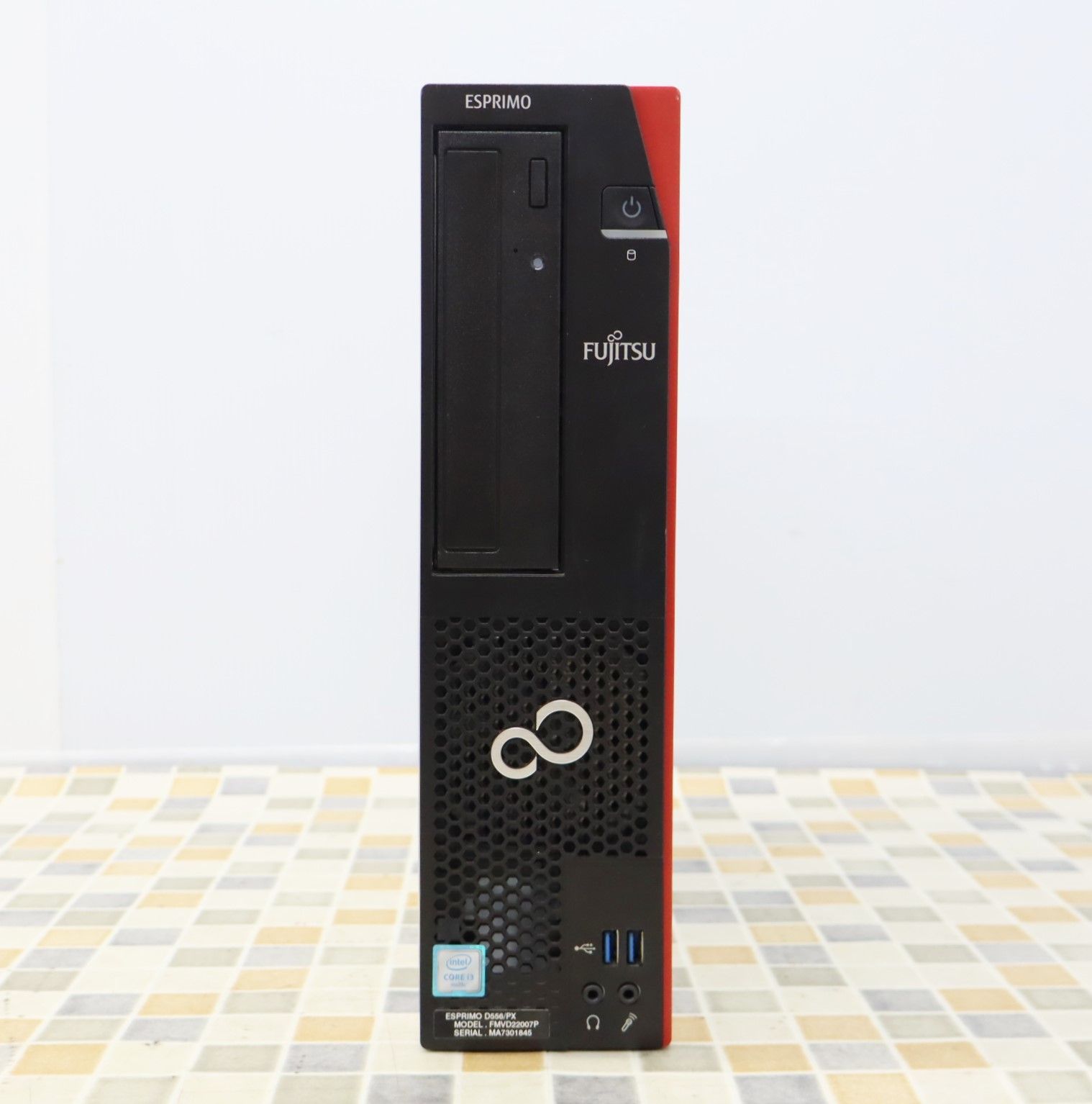 BIOS起動OK ｜デスクトップパソコン 2017年モデル｜Fujitsu 富士通 D556/PX  ｜  Intel Core i3-6100 メモリなし HDDなしO7845