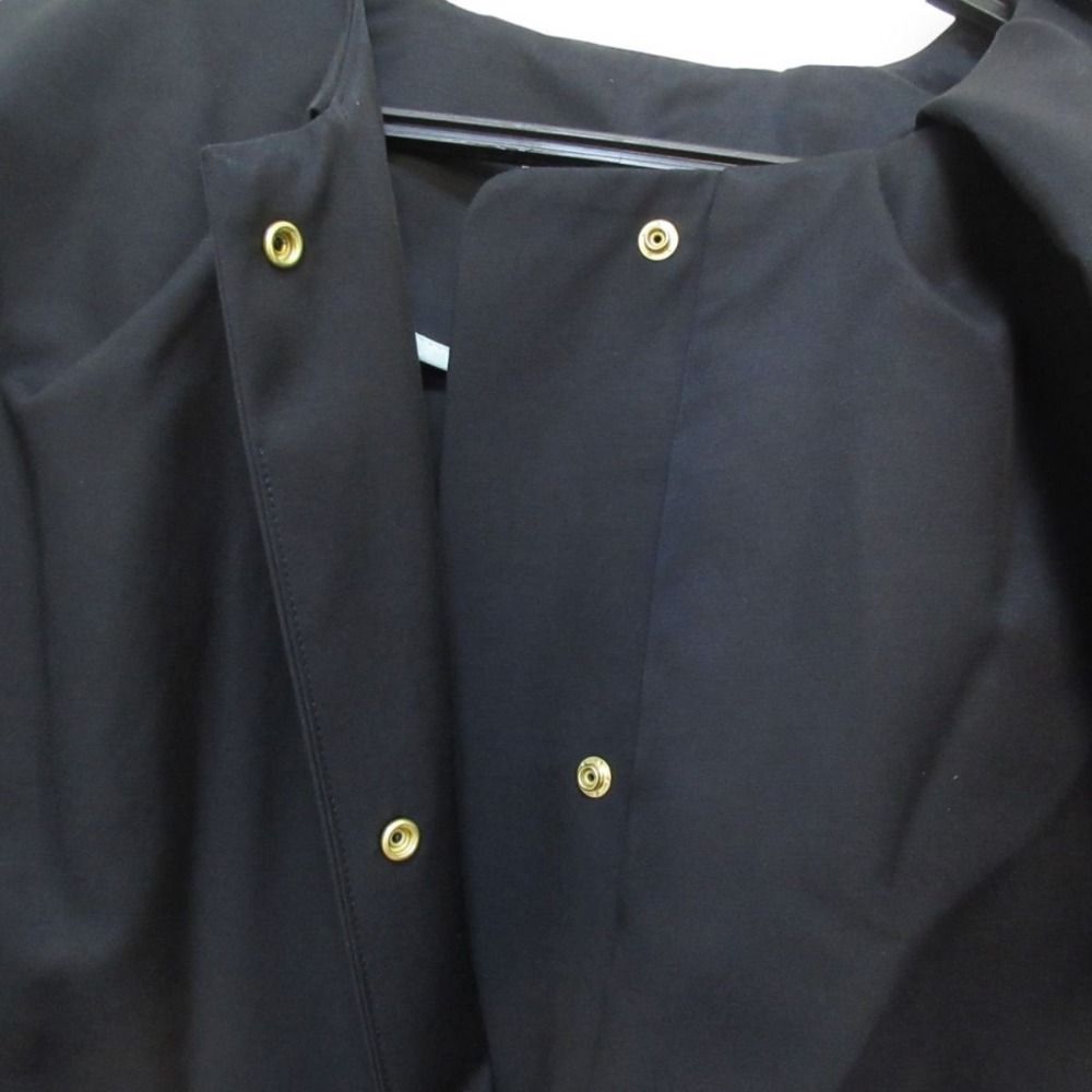 美品 23SS yori ヨリ ツイル ノーカラー サイドフレア ハーフ
