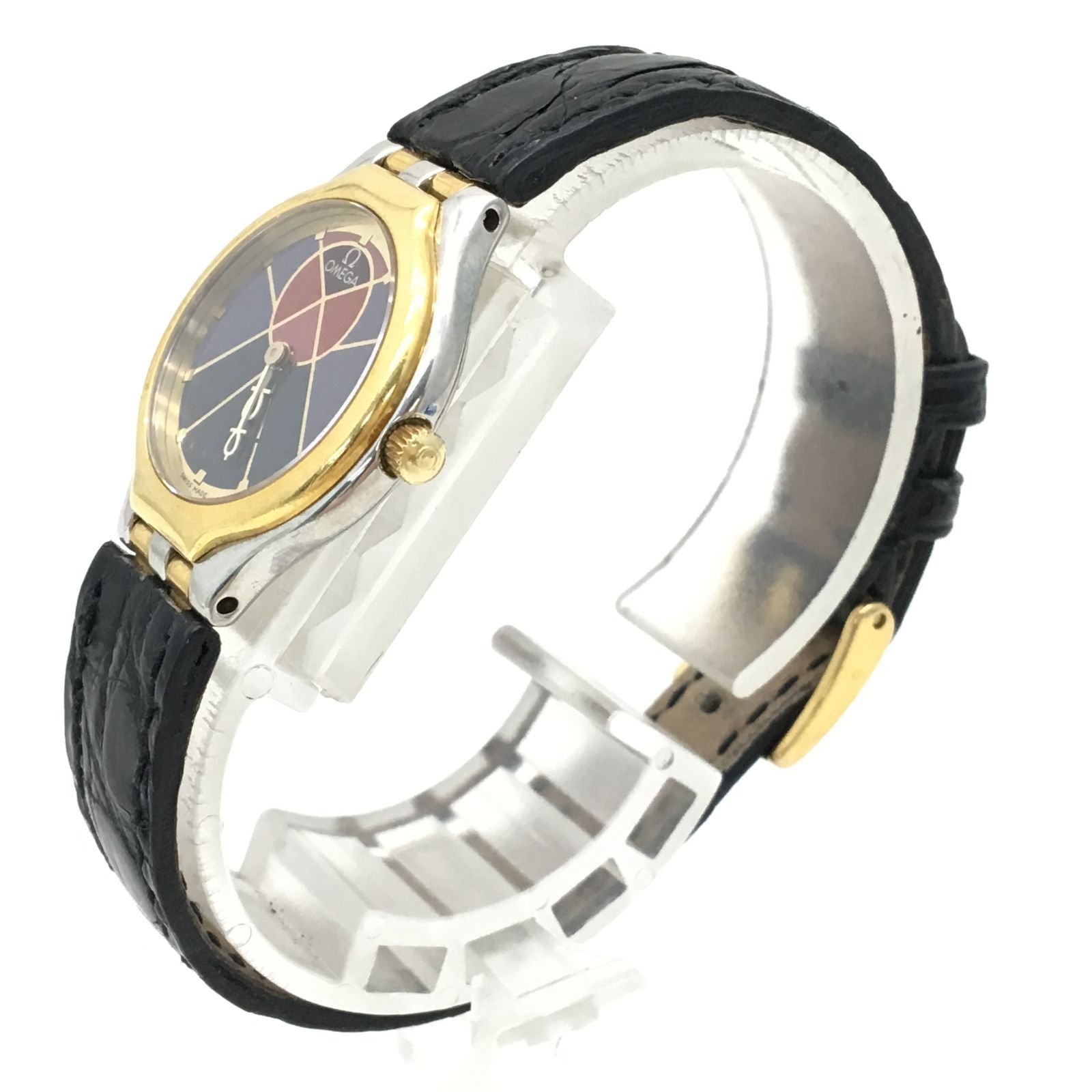 オメガ デビル シンボル レディース 腕時計 マルチカラー 稼働品 6-757