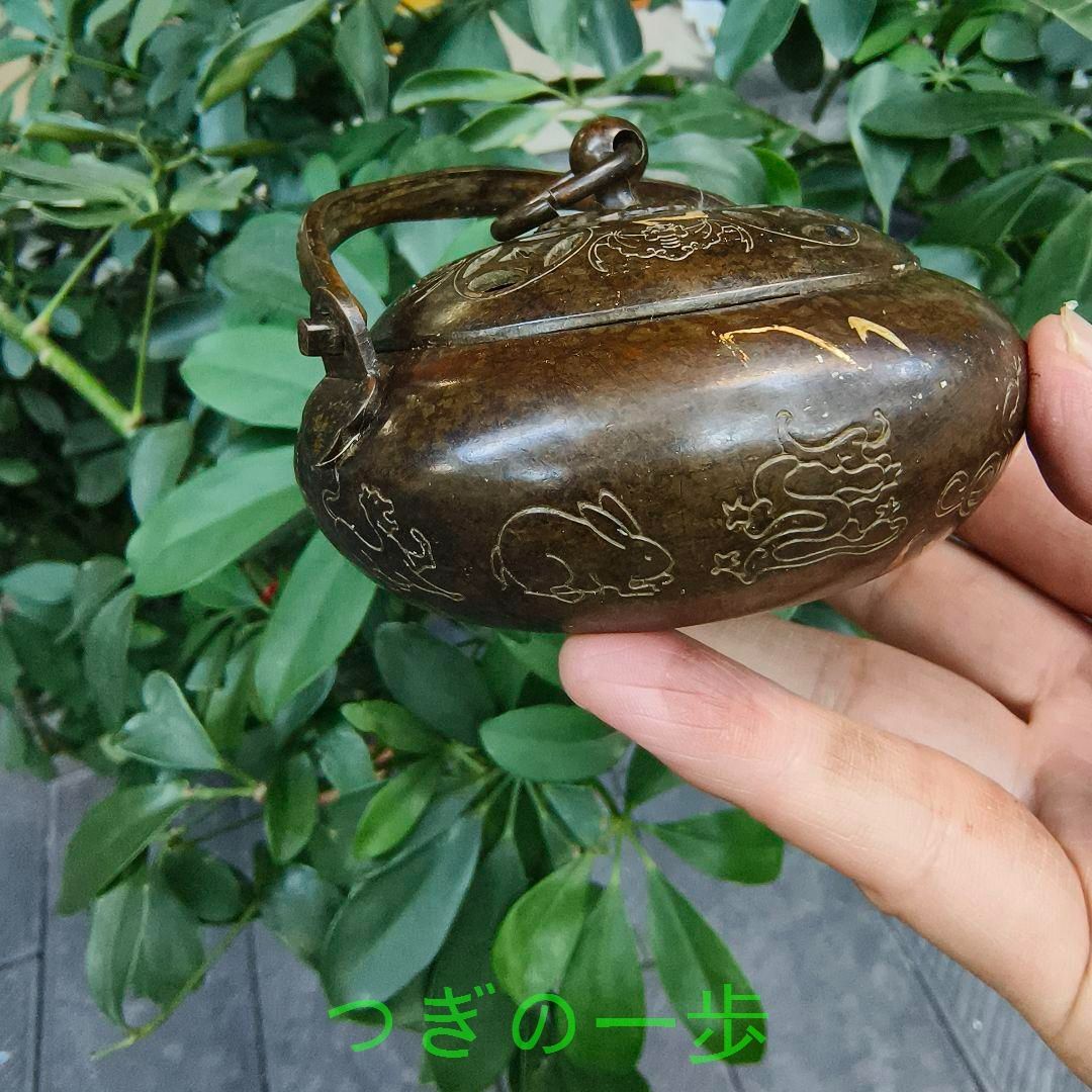 銅器 浄化空気香炉 暖手炉 禅意 茶道香炉 工芸品 置物 銅器 浄化空気香炉 暖手炉 禅意 香道 茶道 盤香炉 工芸品 置物