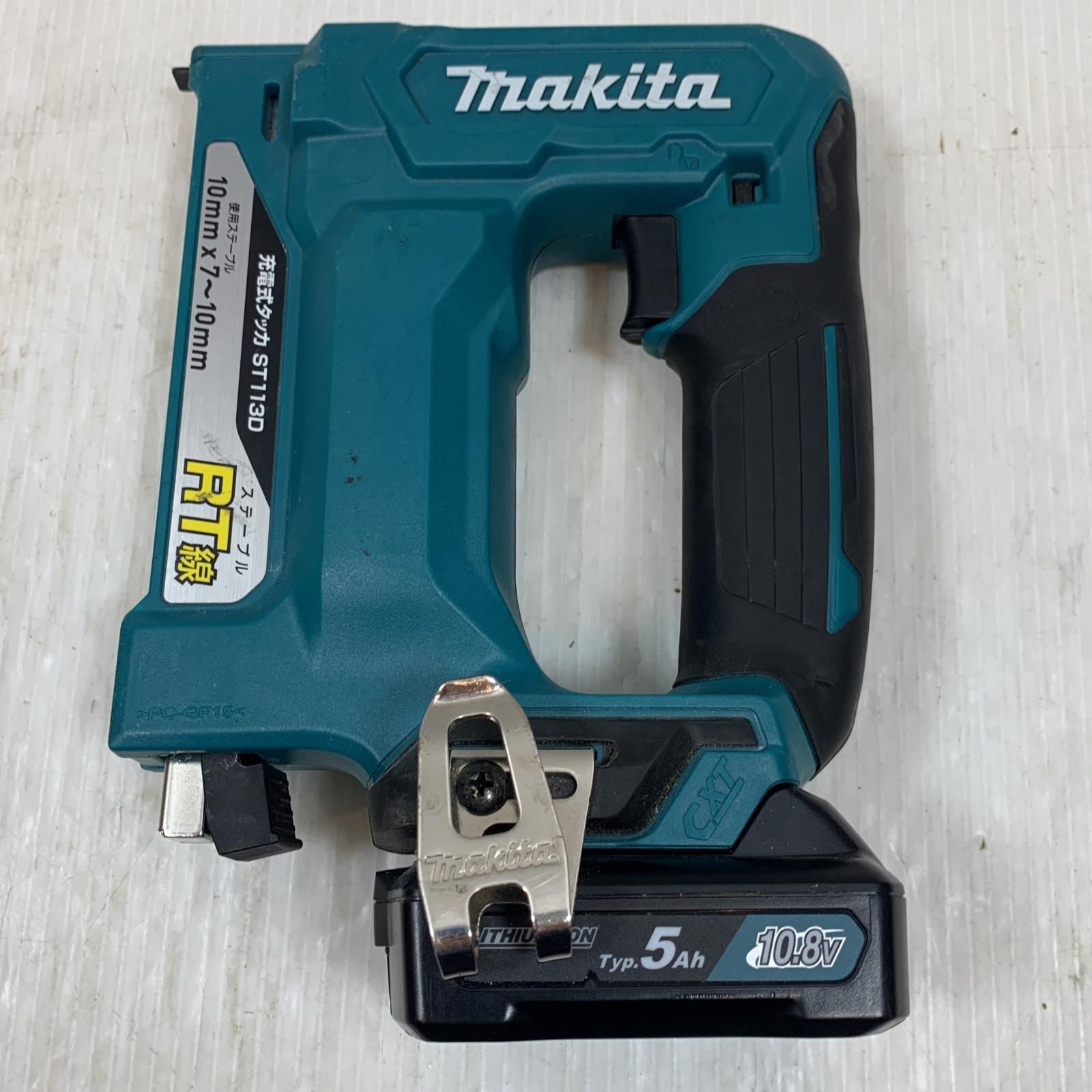 κκMAKITA マキタ 電動工具 充電式タッカ コードレス式 10.8v 4.9Ah 4844 ST113D グリーン