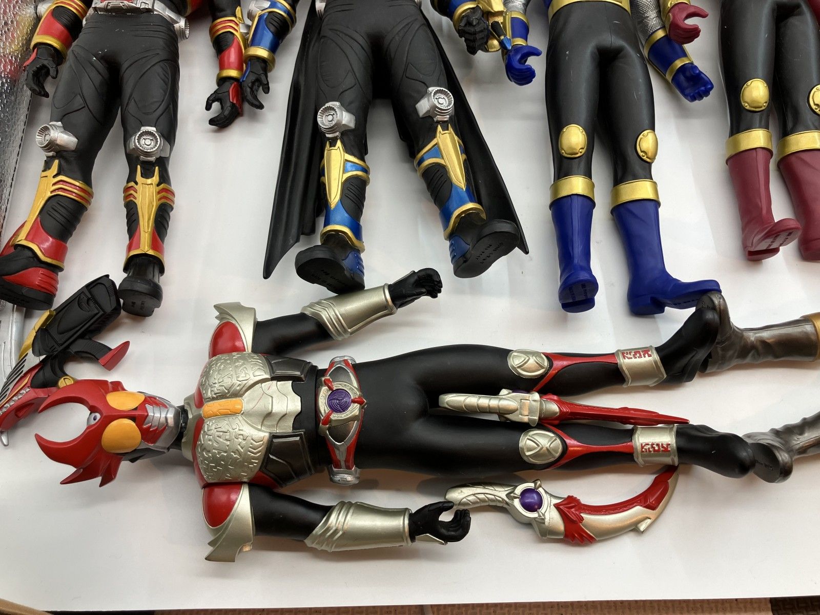 ソフビ、 レンジャー・仮<!-利用不可文字-!>ライダー フィギュアセット 
