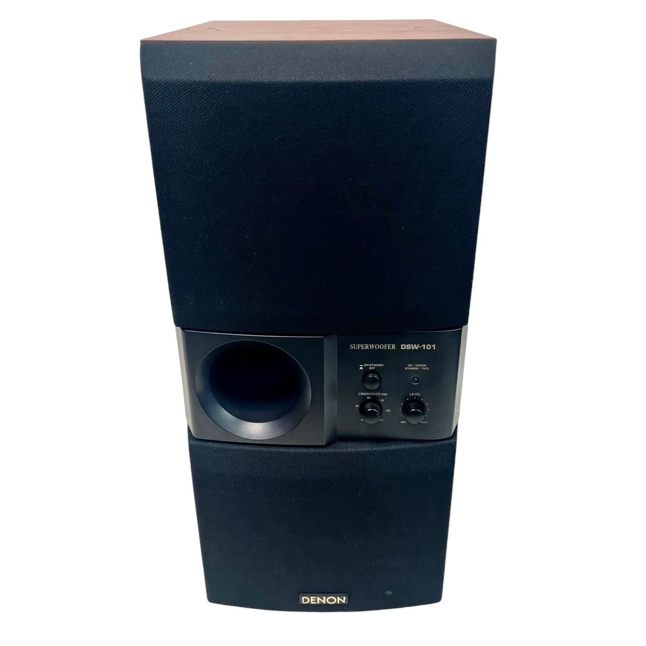 DENON DHW-101 スピーカー ブラック デノン スーパーウーファー