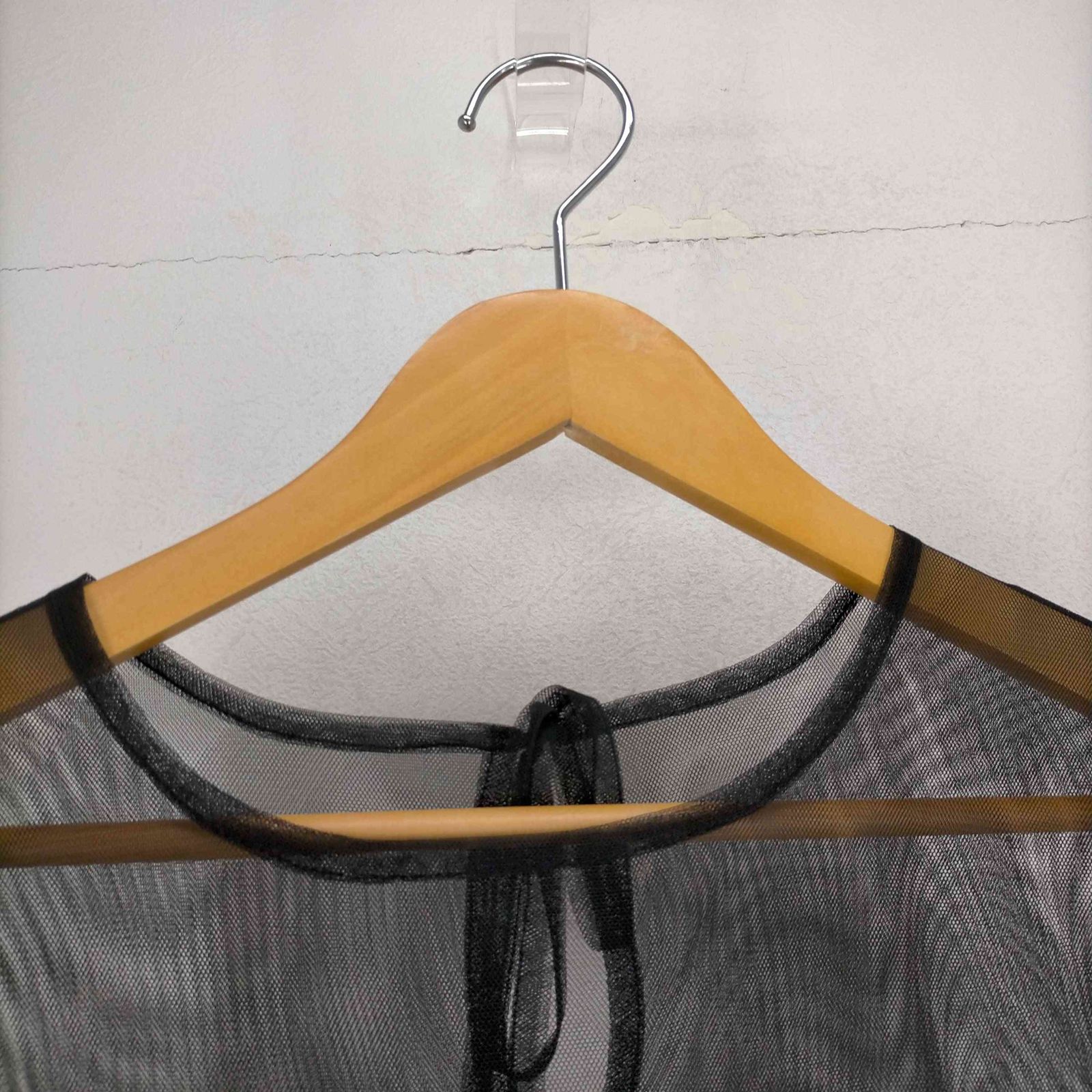 レイビームス Ray BEAMS 23SS チュール シアーノースリーブ ワンピース 