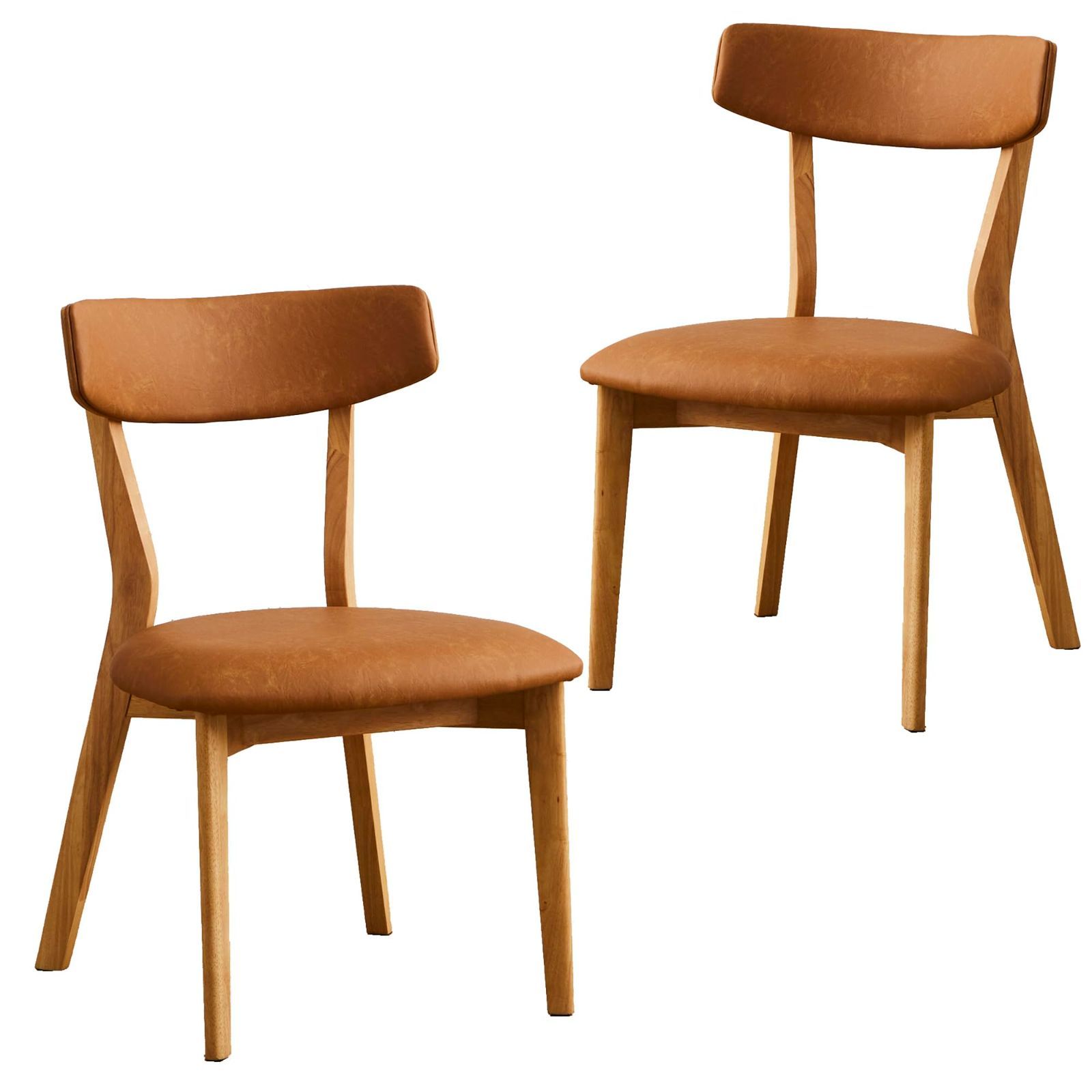 carin カーリン ダイニングチェア ラバーウッド材 2脚セット carin