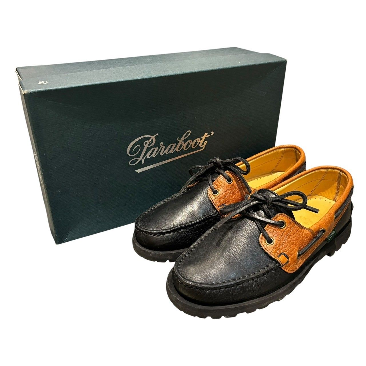 NOAH× Paraboots 24093122000530 24AW MALO/RAID メンズ ブラウン×ブラック 6 1/2