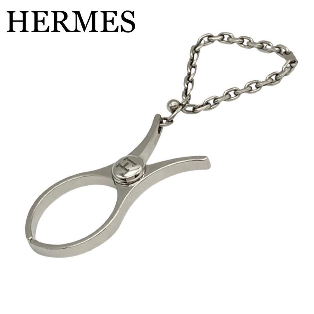 HERMES エルメス フィルー 手袋 グローブホルダー シルバー - メルカリ