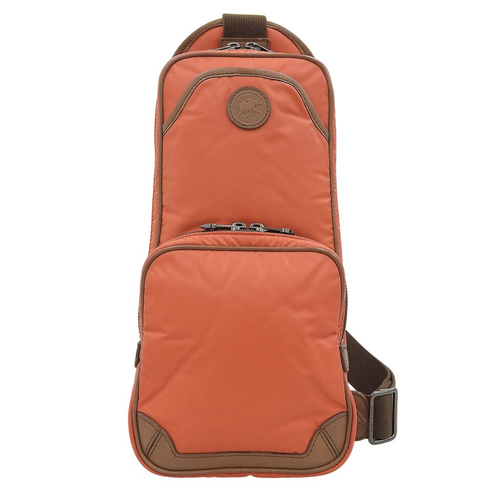 超 ハンティングワールド HUNTING WORLD 2019年商品 4109 バチューサーパス 2way ショルダー クロスボディ スリングバッグ メンズ 定価143000円