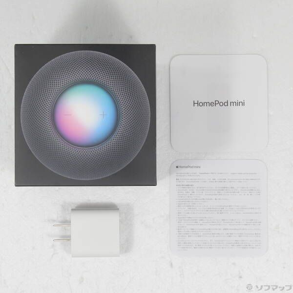 中古品〕 HomePod mini スペースグレイ MY5G2J／A【344】 - メルカリ