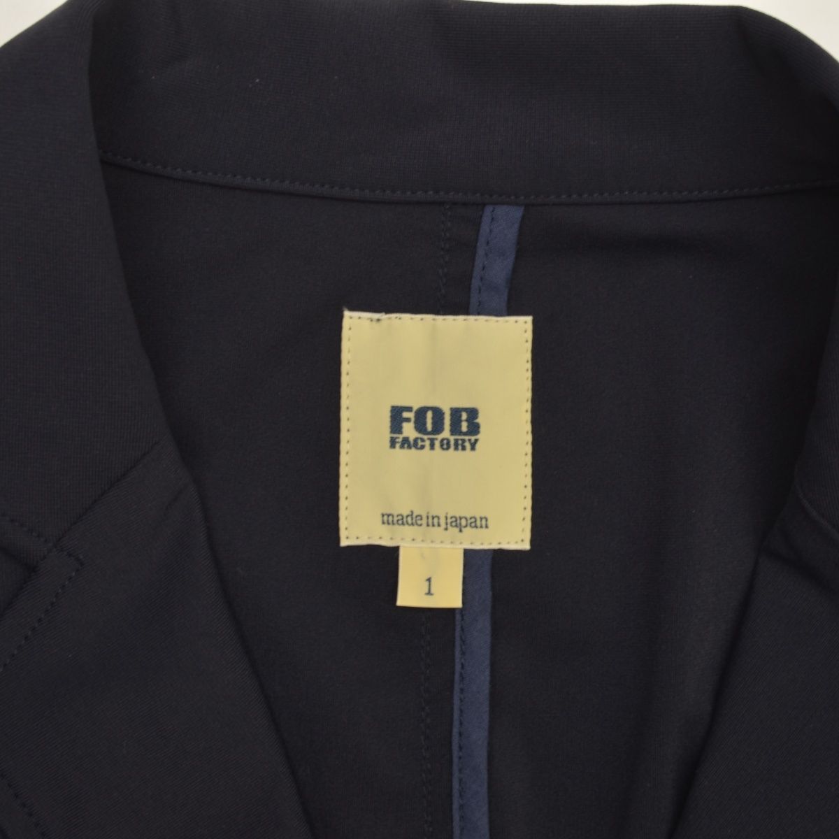 FOBFACTORY】F2364 DEPARTURE JACKET デパーチャーテーラード 